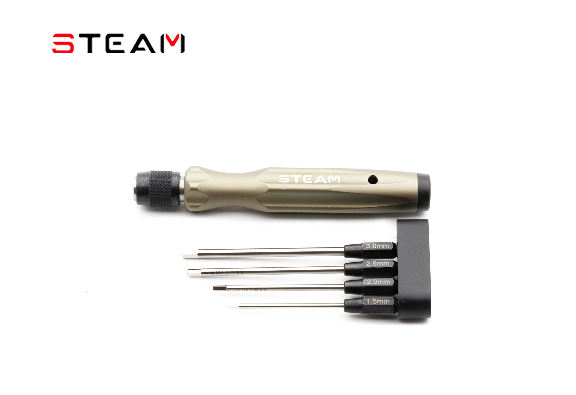 Steam 进口4合1螺丝刀茶色 HZ023
