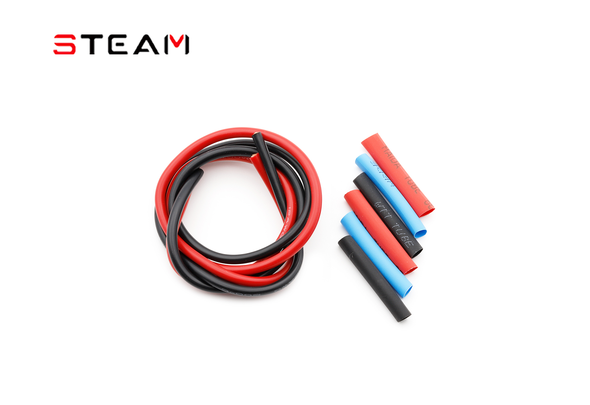 Steam 12AWG红黑特软硅胶线 E12020B